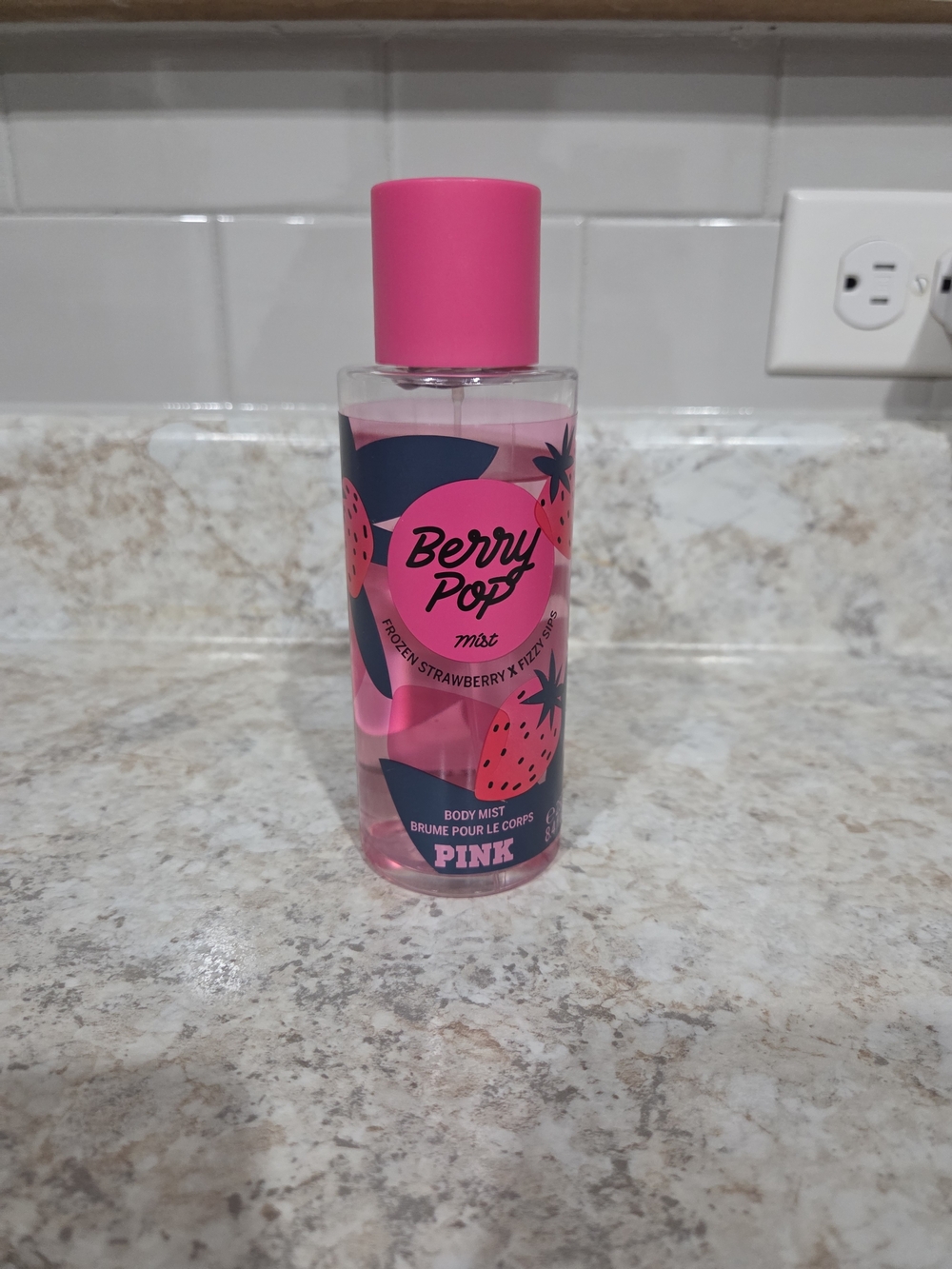 PINK Victoria's Secret Berry Pop Pink Body Mist